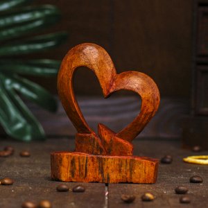 Сувенир дерево "Сердце любви" 10х8х2.5 см
