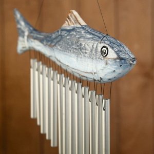 Музыка ветра "Рыбка" алюминий 30х2х45 см