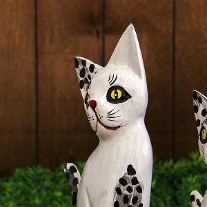 Набор сувенирный "Белые кошки"(20,25,30) 20х7х30 см