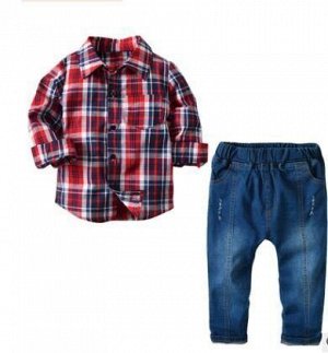 29 Baby Bears Комплект для мальчика рубашка+джинсы