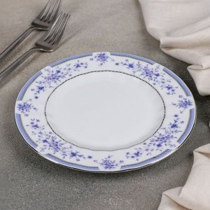 Тарелка десертная «Синий ситец», d=19 см