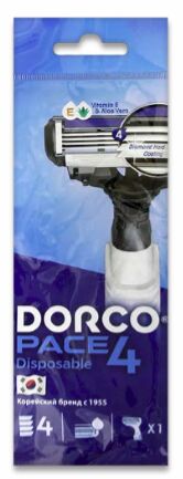 Станки бритвенные DORCO PACE 4 (1шт.)