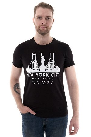 Мужская футболка New York черный