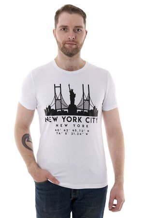 Мужская футболка New York белый