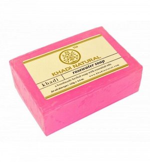 Мыло Khadi ROSE WATER SOAP/Кхади мыло "Розовая вода" 125гр.