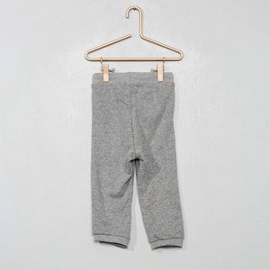 Спортивные брюки из мольтона - серый