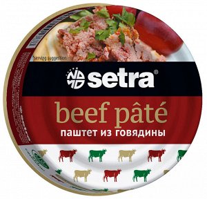 SETRA паштет говяжий /без консервантов 100г