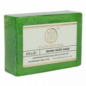 Khadi NEEM TULSI SOAP/Кхади мыло "Ним и Тулси"