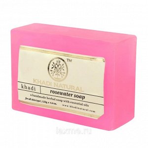 Khadi ROSE WATER SOAP/Кхади мыло "Розовая вода" 125гр.