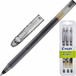 Ручка гелевая неавтоматическая PILOT BL-SG5 однораз.черн 0,3мм 3ш...
