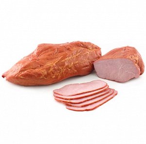 Продукт из мяса свинины мясной копчено-вареный ВЕТЧИНА ГРОДНЕНСКАЯ ЛЮКС, вакуум целым куском