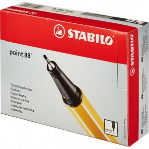 Линер STABILO Point 88/6 0,4мм набор 6цв. Германия