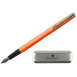 Ручка перьевая DIPLOMAT Traveller Lumi orange M синий D20001068