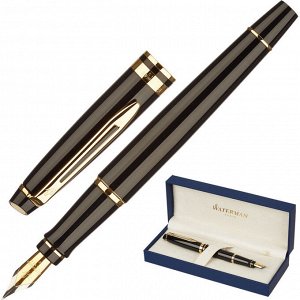 Ручка перьевая WATERMAN EXPERT S0951640 черн. корп, син чернила 0...