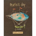 Тетрадь общая Kroyter А5,48л,клетка,скрепка Perfect day арт.06333...