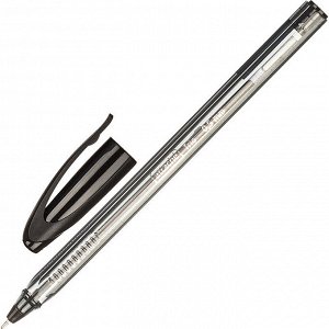 Ручка шариковая неавтоматическая Attache Glide Trio 0,5мм черн, м...