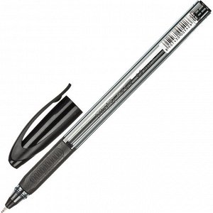 Ручка шариковая неавтоматическая Attache Glide TrioGrip 0,5мм чер...
