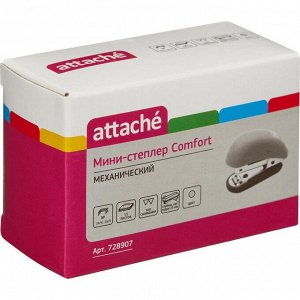 Степлер мини Attache Comfort до 15 листов,№24/6, 26/6 черн/сер. ...