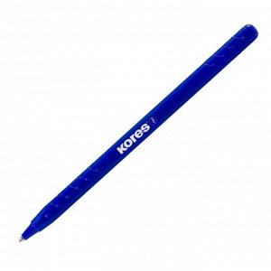Ручка шарик неавт KORES K0R-M Super Slide 0,5мм треуг.корп, син.п...