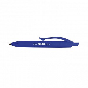 Ручка шариковая автомат MILAN MINI P1 TOUCH, Touch, 1,0мм, синий,...