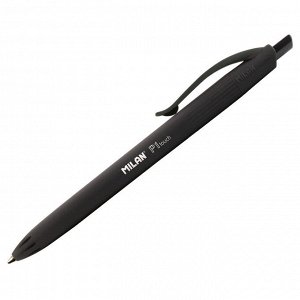 Ручка шариковая автоматическая MILAN P1, 1,0мм черный, 176510925...