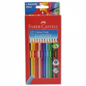 Карандаши цветные Faber-Castell GRIP 2001 12цв 3-гран 112412...