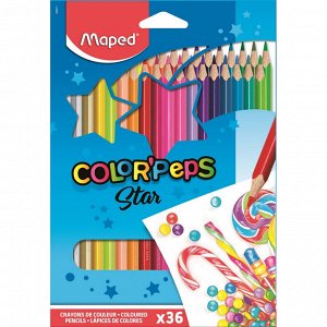 Карандаши цветные Maped COLOR'PEPS 36 цв.