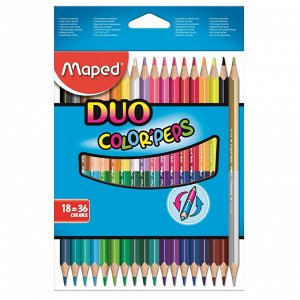 Карандаши цветные Maped COLOR'PEPS 36цв 18шт 3-гран 12цв 3-гран 8...