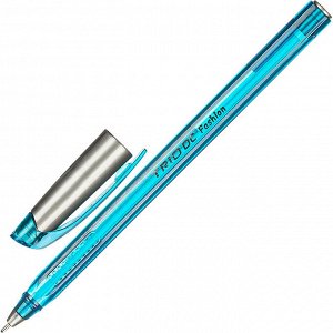 Ручка шариковая Unimax Trio DC Fashion 1мм, голуб, масл, треуг, н...