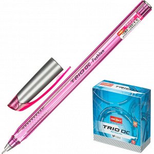 Ручка шариковая Unimax Trio DC Fashion 1мм, розов, масл, треуг, н...