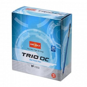 Ручка шариковая Unimax Trio DC GP tinted 0,7мм, син, масл, треуг,...