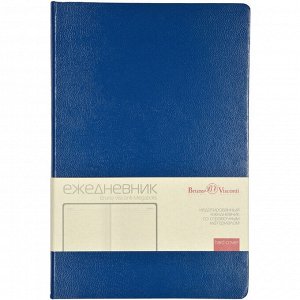 Ежедневник недатированный синий,А5,145х215мм,320 стр,Br.V.MEGAPOLIS