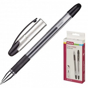 Ручка гелевая неавтоматическая Attache Gelios-020 черный стерж, 0...