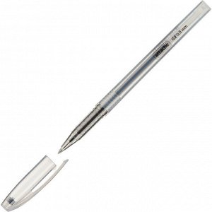 Ручка гелевая неавтоматическая Attache Ice черный стерж, 0,5мм...