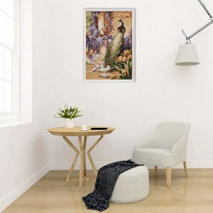 Гобеленовая картина "Королевский павлин" 52*77 см