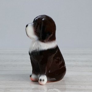 Копилка "Собака Бетховен", глянец, коричневая, 19 см, микс