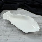 Селедочница &quot;Рыбка&quot; белая, 20 см