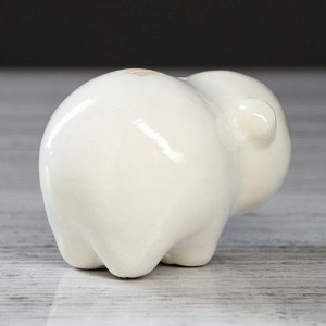 Копилка "Панда Малышка", белая, 8 см