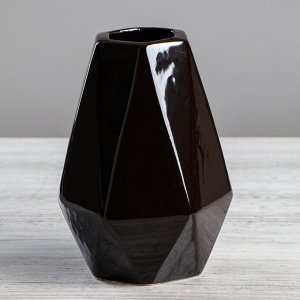 Карандашница "Ромб", цвет черный, 18.5 см, микс