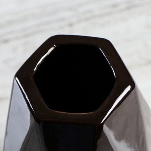 Карандашница "Ромб", цвет черный, 18.5 см, микс