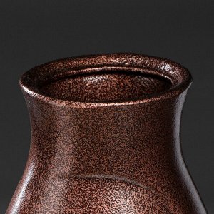 Ваза напольная "Дольче", керамика, бронзовая, 43.5 см