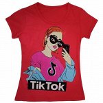 Футболка Подростковая Тик-Ток Коралловый