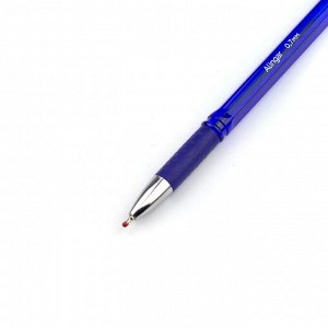Ручка шариковая, Alingar, синяя, 0,7 мм., чернила на масляной основе, игольчатый наконечник, резиновый грип, тонированный пластиковый корпус