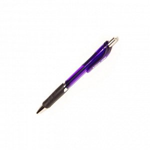 Ручка шариковая, автоматическая, Alingar, "APEX" синяя, 0,7 мм., игольчатый наконечник,резиновый грип, тонированный пластиковый корпус