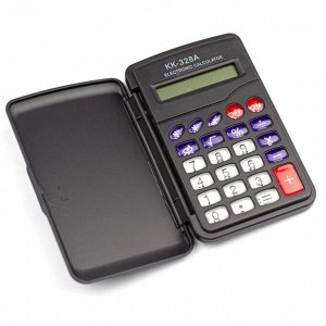 Калькулятор Alingar 8 разрядов, 100*56*10 мм, черный, "KK-328A"