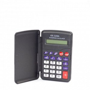 Калькулятор Alingar 8 разрядов, 100*56*10 мм, черный, "KK-328A"