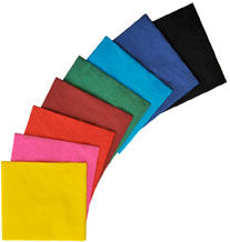 Салфетки бумажные цветные, 33*33 см, 20 шт