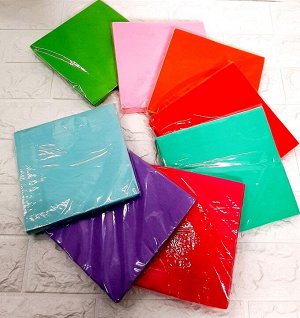 Салфетки бумажные цветные, 33*33 см, 20 шт