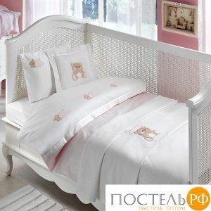 T1242T10004108 Комплект детского постельного белья Tivolyo home LOVELY BEBE розовый с покрывалом