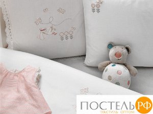 T1242T10001105 Комплект детского постельного белья Tivolyo home STORK BEBE бежевый с покрывалом